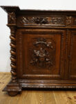 STARA MYŚLIWSKA KOMODA NEORENESANS FRANCJA PTAK I ZAJĄC