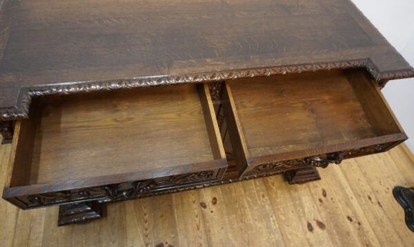 STARA MYŚLIWSKA KOMODA NEORENESANS FRANCJA PTAK I ZAJĄC