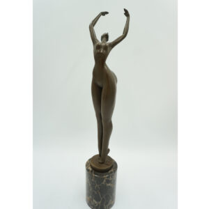 FIGURA Z BRĄZU NOWOCZESNA TANCERKA MODERNISTYCZNA