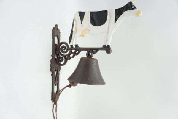 PIĘKNY ŻELIWNY DZWON DZWONECZEK KROWA