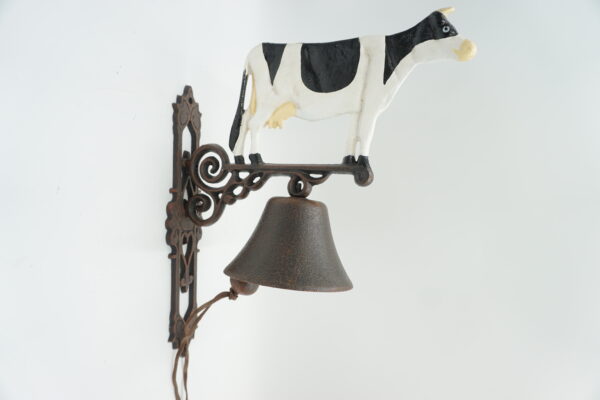 PIĘKNY ŻELIWNY DZWON DZWONECZEK KROWA