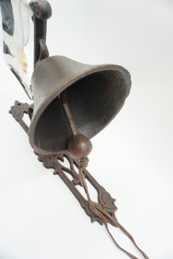 PIĘKNY ŻELIWNY DZWON DZWONECZEK KROWA