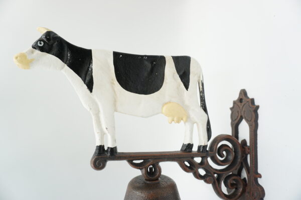 PIĘKNY ŻELIWNY DZWON DZWONECZEK KROWA