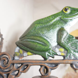 PIĘKNY ŻELIWNY DZWON DZWONEK ŻABA