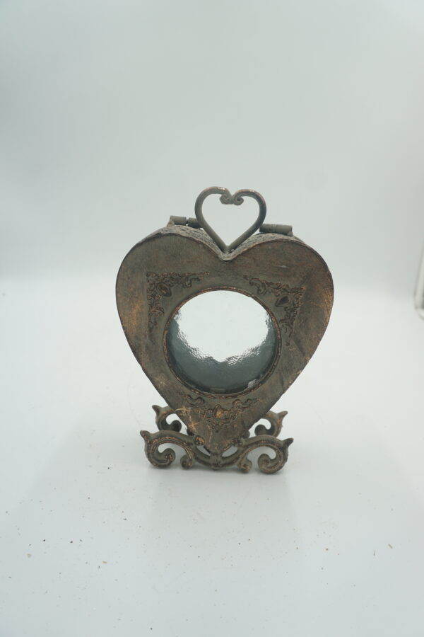 DEKORACYJNY LAMPION LAMPKA SERCE na świece DOM TARAS