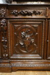 STARY MYŚLIWSKI BUFET KOMODA Z DUŻĄ BOGATO RZEŹBIONĄ NADSTAWKĄ ORYGINAŁ