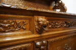 STARY PAŁACOWY DUŻY MYŚLIWSKI BUFET Z NADSTAWKĄ NIESAMOWITE ZWIEŃCZENIE