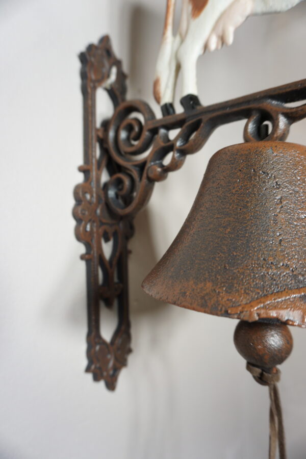 PIĘKNY ŻELIWNY DZWON DZWONECZEK KROWA