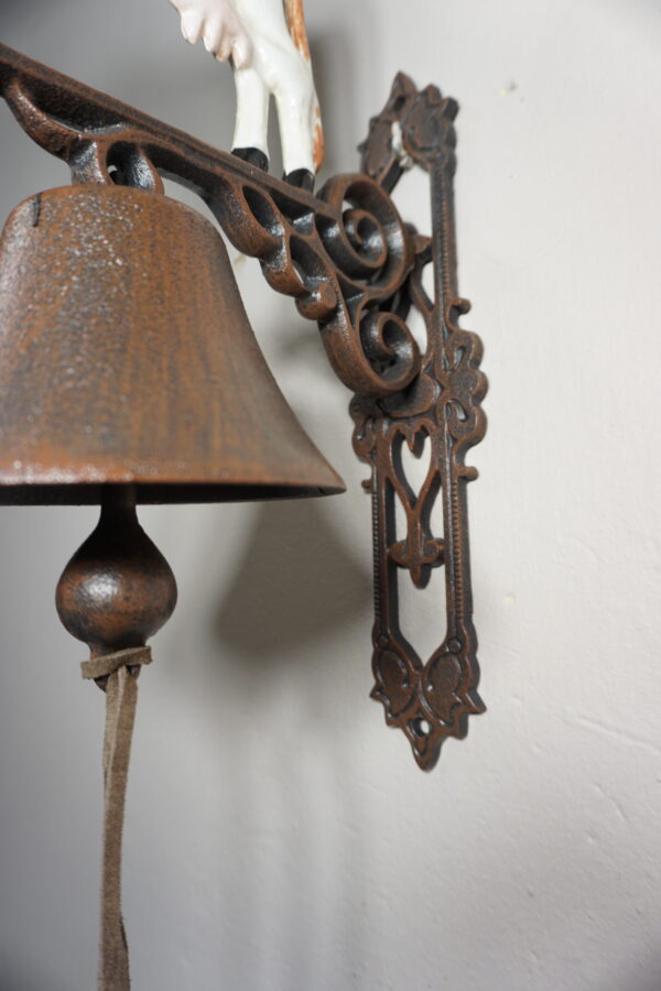 PIĘKNY ŻELIWNY DZWON DZWONECZEK KROWA