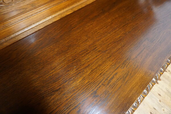 STARY PAŁACOWY DUŻY MYŚLIWSKI BUFET Z NADSTAWKĄ NIESAMOWITE ZWIEŃCZENIE