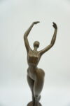 FIGURA Z BRĄZU NOWOCZESNA TANCERKA MODERNISTYCZNA