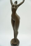 FIGURA Z BRĄZU NOWOCZESNA TANCERKA MODERNISTYCZNA
