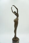 FIGURA Z BRĄZU NOWOCZESNA TANCERKA MODERNISTYCZNA