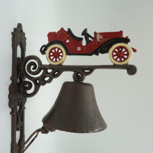 PIĘKNY ŻELIWNY DZWON DZWONECZEK SAMOCHÓD