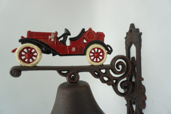 PIĘKNY ŻELIWNY DZWON DZWONECZEK SAMOCHÓD