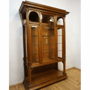 STARA DUŻA SERWANTKA REGAŁ LITY DĄB FRANCJA WITRYNA