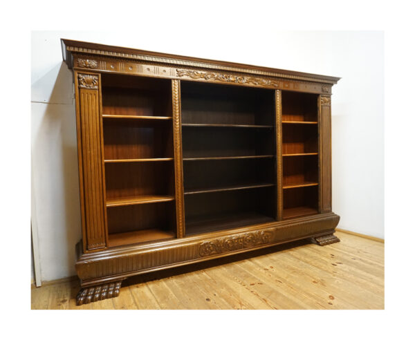 NIEPOTYKANY REGAŁ BIBLIOTEKA OTWARTA DUŻA LWIE ŁAPY