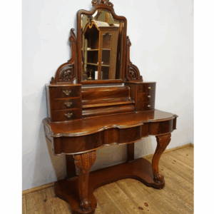 STARA TOALETKA Z LUSTREM LITY MAHOŃ ORYGINAŁ