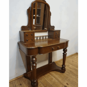 STARA TOALETKA KONSOLA Z LUSTREM MAHOŃ ORYGINAŁ