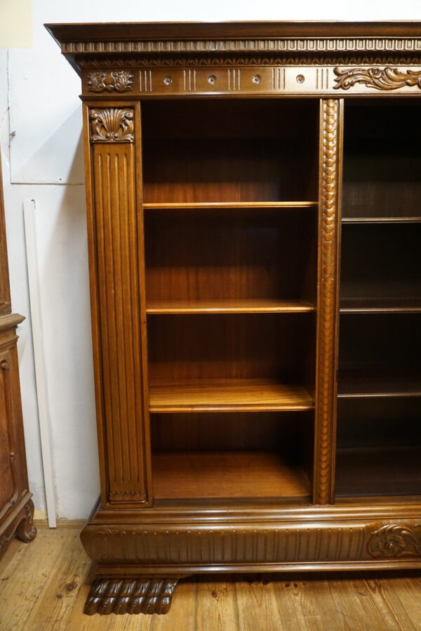 NIEPOTYKANY REGAŁ BIBLIOTEKA OTWARTA DUŻA LWIE ŁAPY