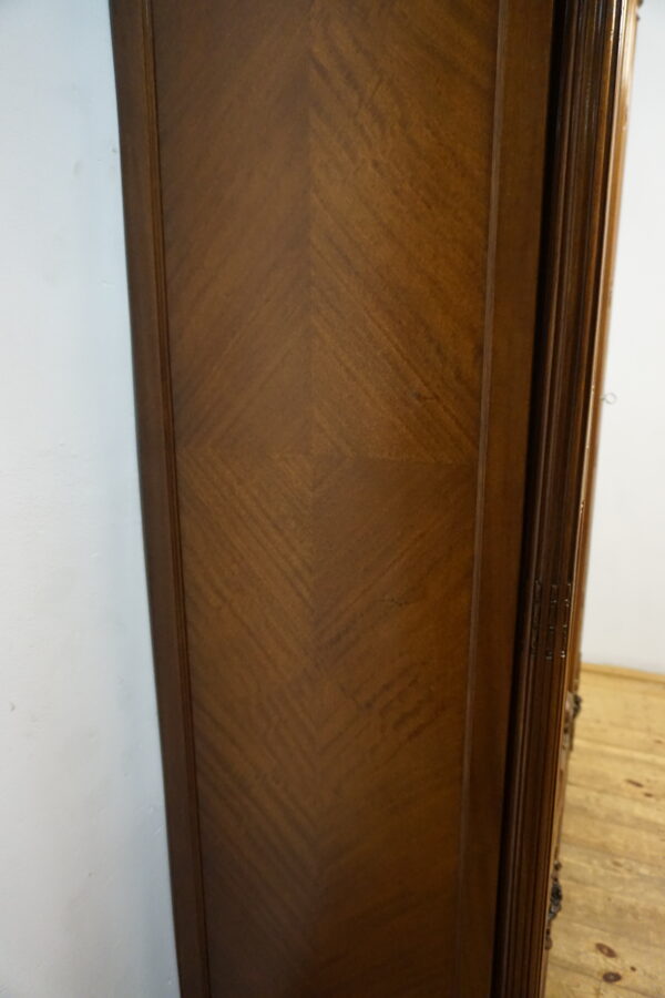 WYSOKA PAŁACOWA SZAFA LUDWIK FRANCJA MAHOŃ wys. 281cm