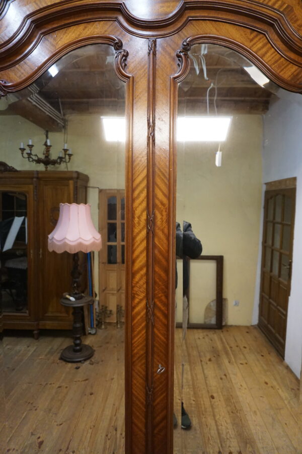 WYSOKA PAŁACOWA SZAFA LUDWIK FRANCJA MAHOŃ wys. 281cm