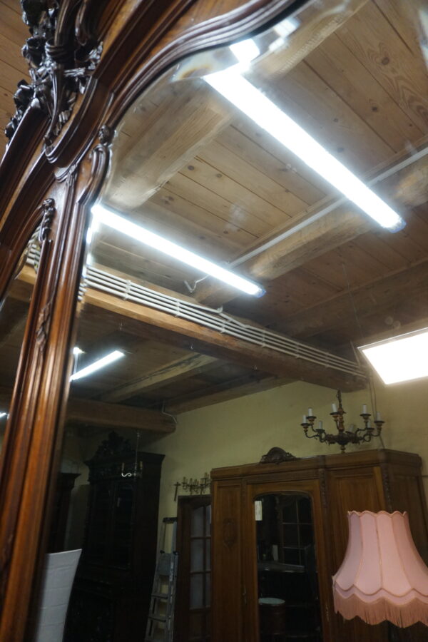 WYSOKA PAŁACOWA SZAFA LUDWIK FRANCJA MAHOŃ wys. 281cm