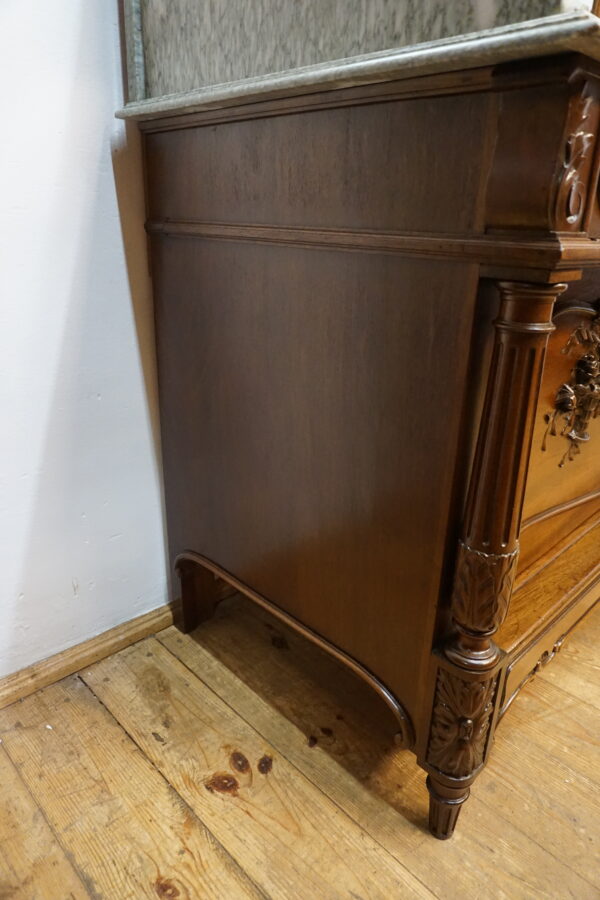 STARA PAŁACOWA TOALETKA Z LUSTREM MAHOŃ FRANCJA