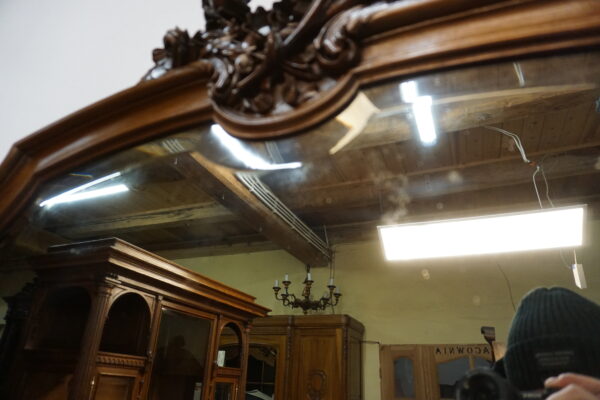 STARA PAŁACOWA TOALETKA Z LUSTREM MAHOŃ FRANCJA