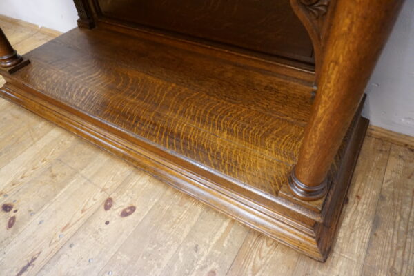 STARA DUŻA SERWANTKA REGAŁ LITY DĄB FRANCJA WITRYNA