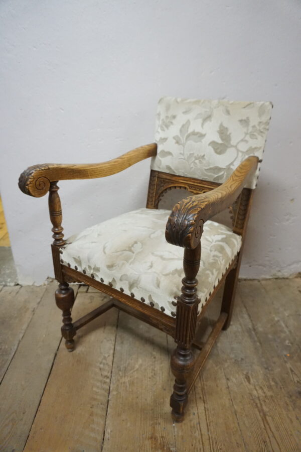 ZGRABNY FOTEL DO BIURKA DĄB