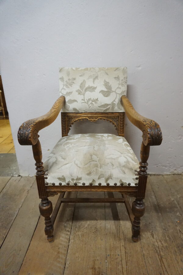 ZGRABNY FOTEL DO BIURKA DĄB