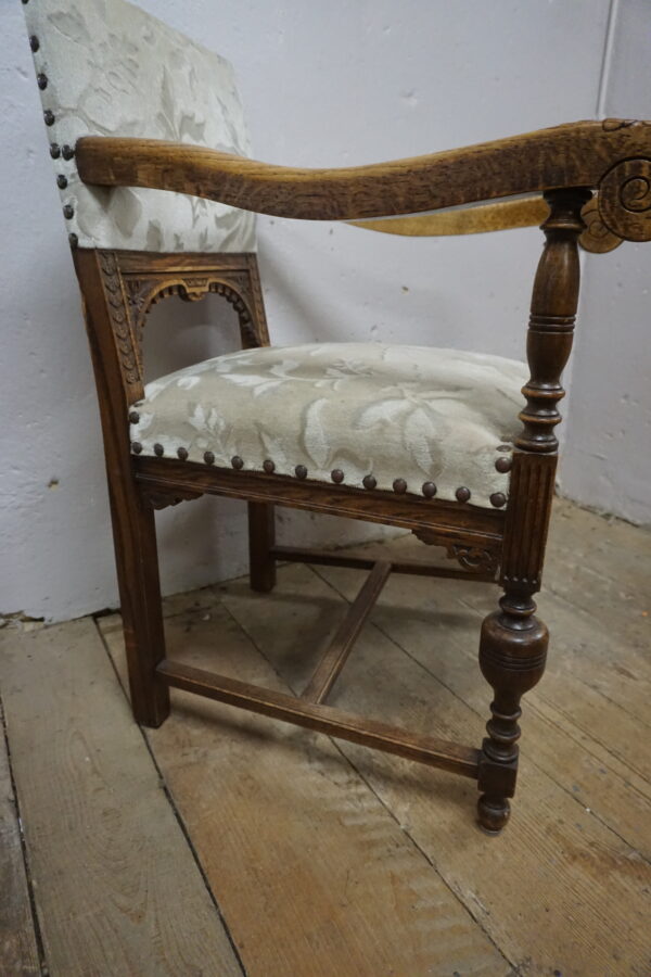 ZGRABNY FOTEL DO BIURKA DĄB