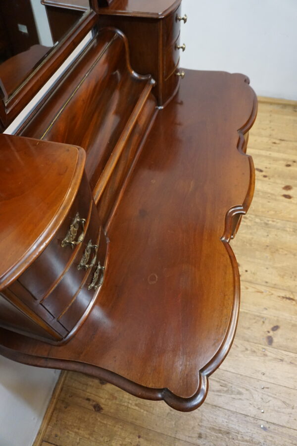 STARA TOALETKA Z LUSTREM LITY MAHOŃ ORYGINAŁ