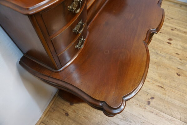 STARA TOALETKA Z LUSTREM LITY MAHOŃ ORYGINAŁ