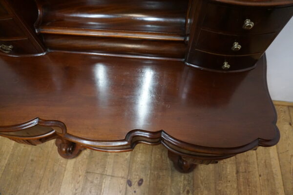 STARA TOALETKA Z LUSTREM LITY MAHOŃ ORYGINAŁ