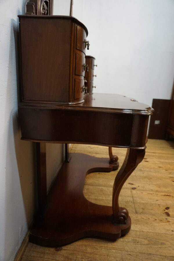 STARA TOALETKA Z LUSTREM LITY MAHOŃ ORYGINAŁ