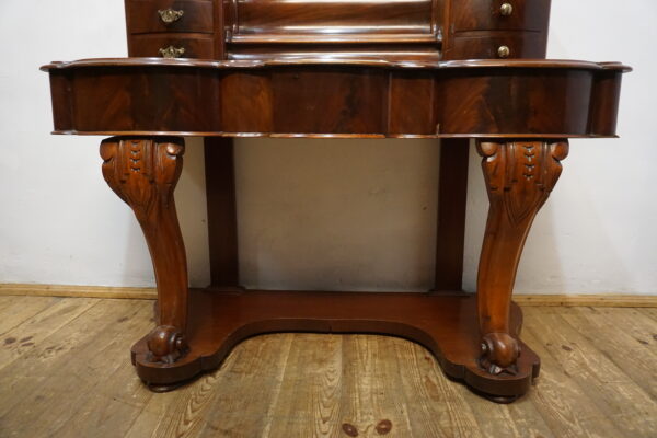 STARA TOALETKA Z LUSTREM LITY MAHOŃ ORYGINAŁ