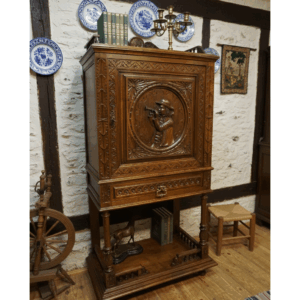STARY KABINET BAREK RZEŹBIONY BRETOŃSKI FRANCJA