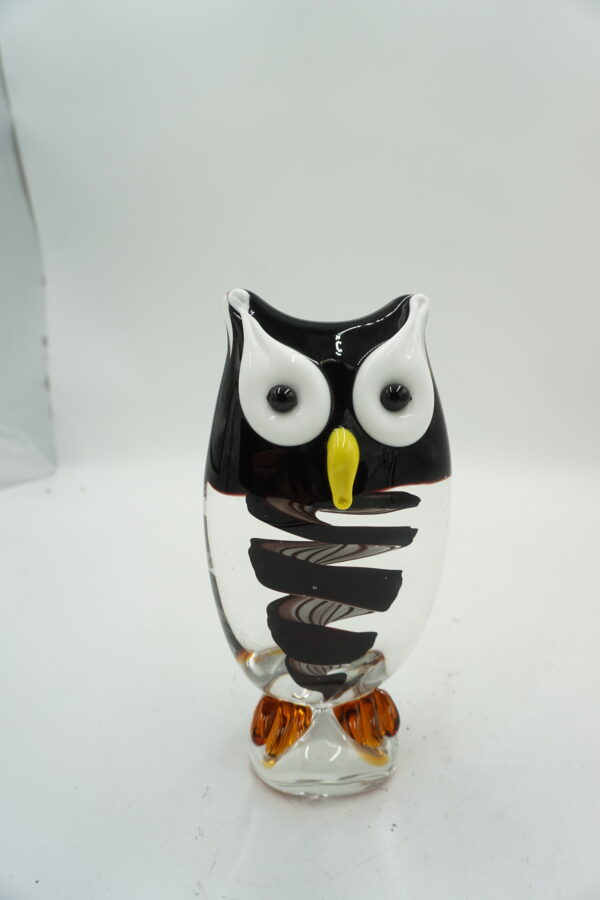 SZKLANA FIGURKA SOWA
