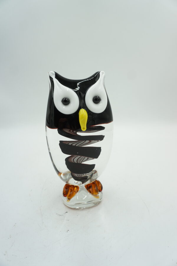 SZKLANA FIGURKA SOWA