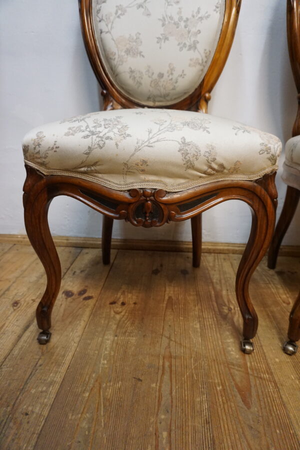 KOMPLET 4 KRZESEŁ LUDWIK PALISANDER FRANCJA