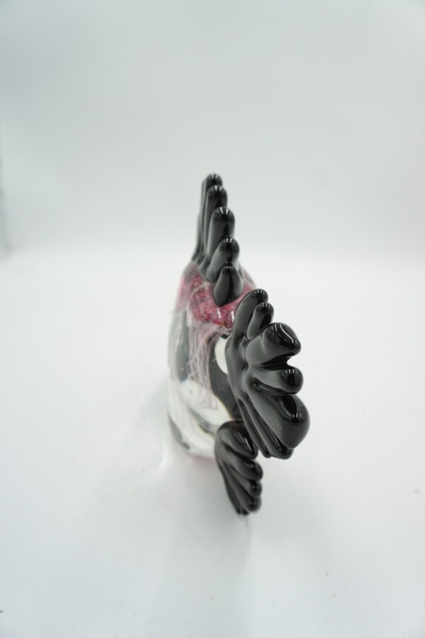 Szklana Figurka Dekoracyjna – Oceaniczna Ryba z Meduzami