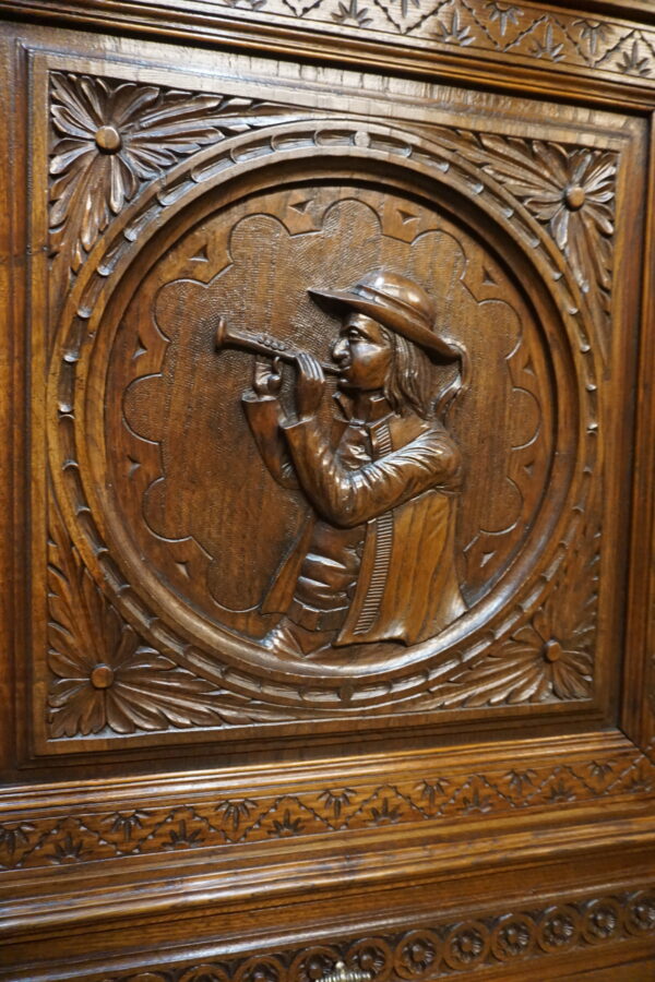 STARY KABINET BAREK RZEŹBIONY BRETOŃSKI FRANCJA