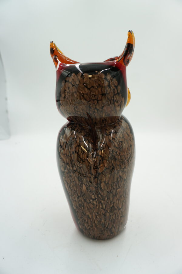 DEKORACYJNE szkło piękna kolorowa sowa