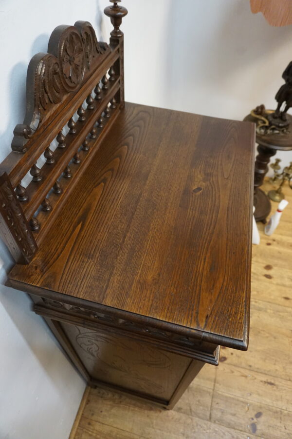 STARA RZEŹBIONA NIESPOTYKANA WYSOKA SZAFKA KOMODA BRETOŃSKA FRANCJA