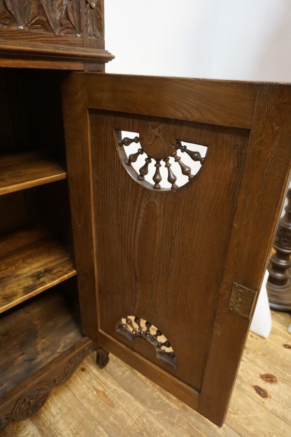 STARA RZEŹBIONA NIESPOTYKANA WYSOKA SZAFKA KOMODA BRETOŃSKA FRANCJA