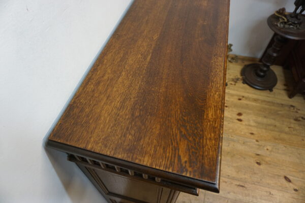 STARA EKLEKTYCZNA Dębowa Biblioteczka / Witryna Gabinetowa UNIKAT