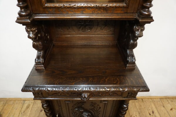 STARY NIESPOTYKANY KREDENS MYŚLIWSKI szer-86cm