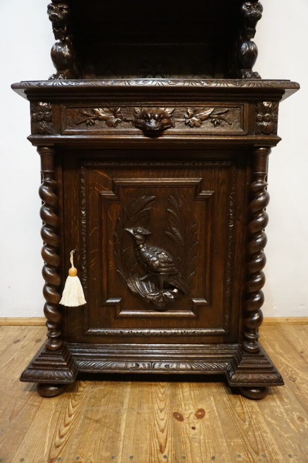 STARY NIESPOTYKANY KREDENS MYŚLIWSKI szer-86cm